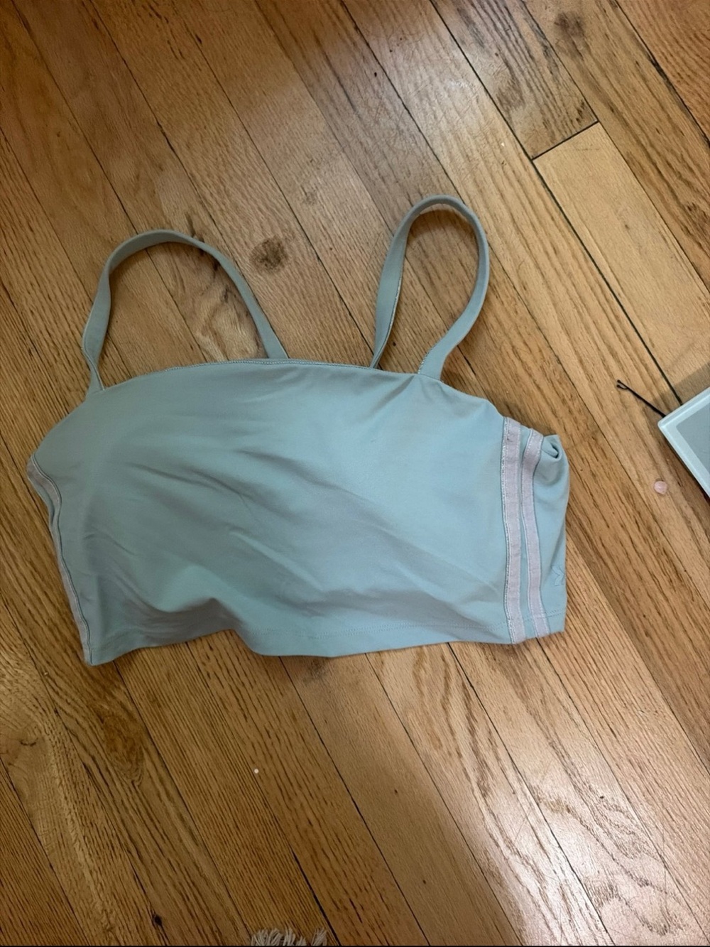 Mint green All in motion crop
